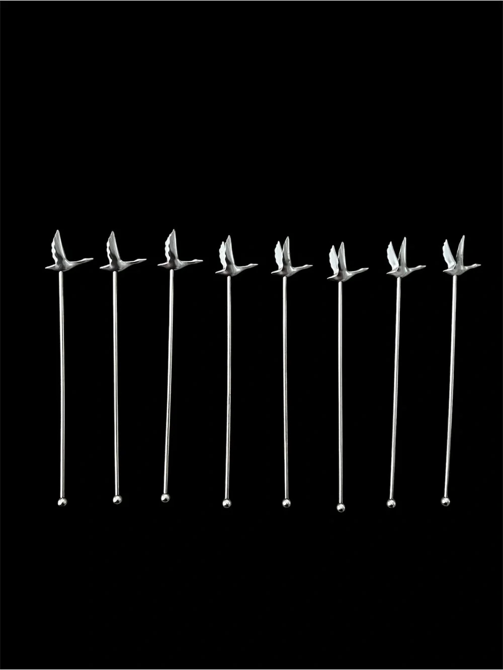 NEW Grey Goose Vodka Metal Swizzle Sticks Bar Accessories - lot of 8